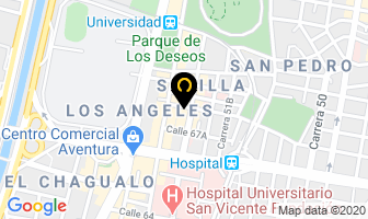 Mapa de Químicos Ajl en Medellín