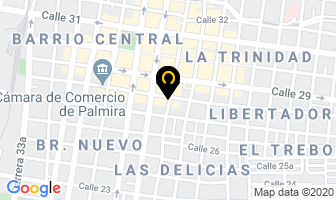 Mapa de Químicos Beyep en Palmira