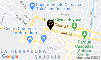 Mapa de Químicos Del Centro en Tulua