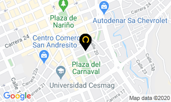 Mapa de Químicos Del Sur en Pasto