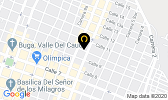 Mapa de Químicos El Crisol en Guadalajara de Buga