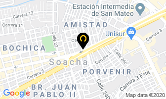 Mapa de Químicos El Milenio en Soacha