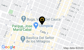 Mapa de Quimicos Madetquim en Buga