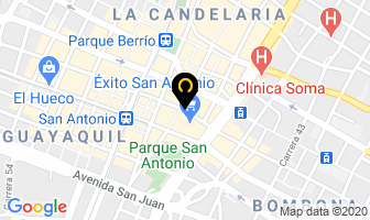 Mapa de Químicos Rubipaz en Medellín