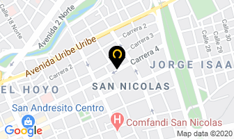 Mapa de Químicos Suproquim Ltda. en Cali