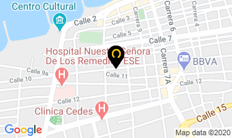 Mapa de Quimio Salud Ltda. en Riohacha