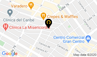 Mapa de Quimio Salud Ltda. en Barranquilla