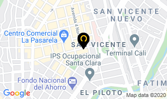 Mapa de Quimipiscinas & Dotaciones S.a.s en Cali