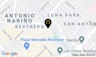 Mapa de Quintero Gutiérrez Nydia Lucy en Bogotá D.C