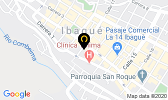 Mapa de Quintero Piñeros Oscar Dr. en Ibagué