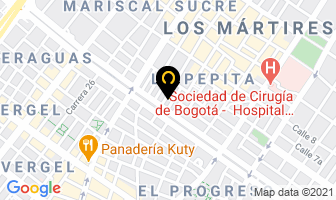 Mapa de Quiroz Espinel Javier Orlando en Bogotá D.C