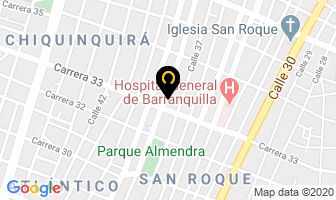 Mapa de Quirumédicas Ltda. en Barranquilla