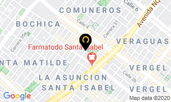 Mapa de Quirupos Ltda. en Bogotá D.C