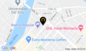 Mapa de R & R Lubricantes en Montería