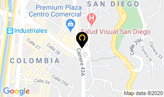 Mapa de R & R Lubricantes en Medellín
