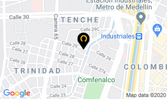 Mapa de R.a. Talleres en Medellín
