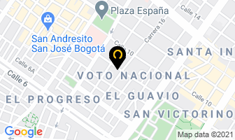 Mapa de Racing Car's en Bogotá D.C