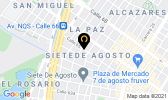 Mapa de Racing Cast en Bogotá D.C