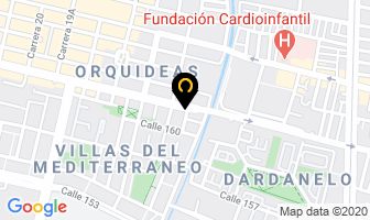 Mapa de Racomercial en Bogotá D.C