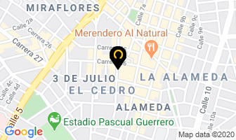 Mapa de Radiadores Del Valle en Cali
