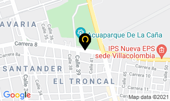 Mapa de Radiadores Gómez en Cali