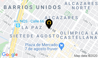 Mapa de Radiadores Ingerad en Bogotá D.C