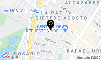 Mapa de Radiadores M.r. en Bogotá D.C
