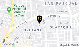 Mapa de Radiadores Orlando en Cali