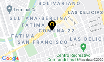 Mapa de Radiadores William en Cali