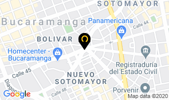 Mapa de Radio Comunicaciones en Bucaramanga