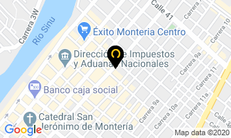 Mapa de Radio Franco en Montería