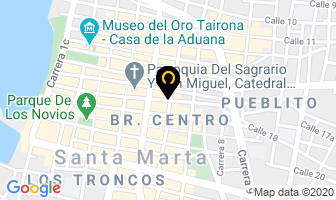 Mapa de Radio Galeón Ltda. en Santa Marta