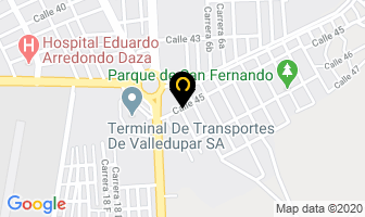 Mapa de Radio Taxi Upar Ltda. en Valledupar