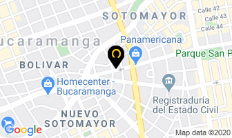 Mapa de Radio Todelar en Bucaramanga
