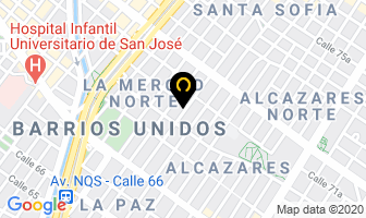 Mapa de Radios De Comunicacion en Bogotá D.C