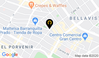 Mapa de Rallcon Arquitectos E Ingenieros Ltda en Barranquilla