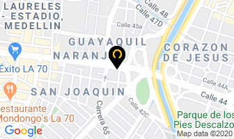 Mapa de Rally Llantas en Medellín