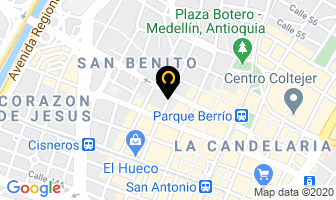 Mapa de Ramicor en Medellín