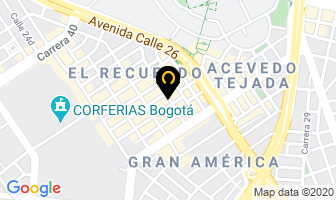 Mapa de Ramírea Ramírez Jesús Alejandro en Bogotá D.C