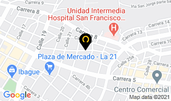 Mapa de Ramírez Rangel John Fredy en Ibagué