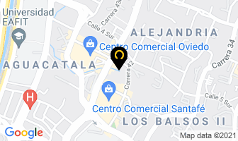Mapa de Ramos Corena Carlos Alberto en Medellín