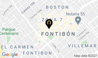 Mapa de Ramos Rosario en Bogotá D.C