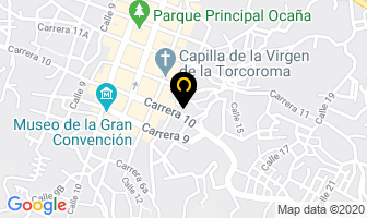 Mapa de Rancho Alegre Hotel en Ocaña