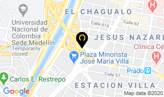 Mapa de Rancho Norte en Medellín