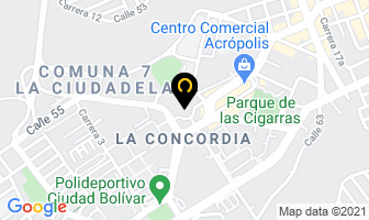 Mapa de Rancho Tropical en Bucaramanga