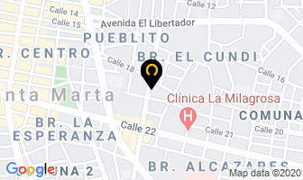 Mapa de Raodi en Santa Marta