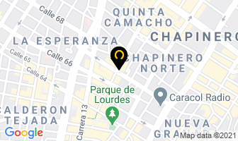 Mapa de Rapid Ligh en Bogotá D.C
