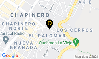 Mapa de Rápida Industrial Ltda. en Bogotá D.C