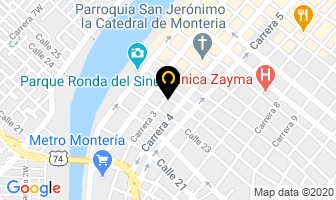 Mapa de Rapillaves en Montería