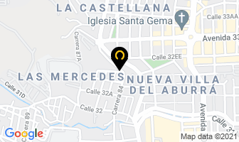 Mapa de Rapiservice Delivery en Medellín